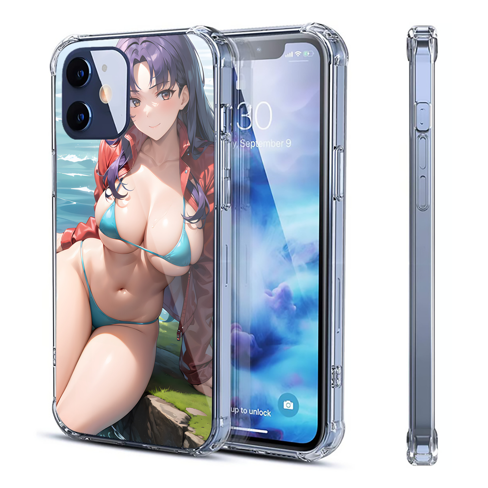 （画像用） EVA 新世紀エヴァンゲリオン 【iPhone 12シリーズ対応】透明スマホケース（クリアソフトケース）
